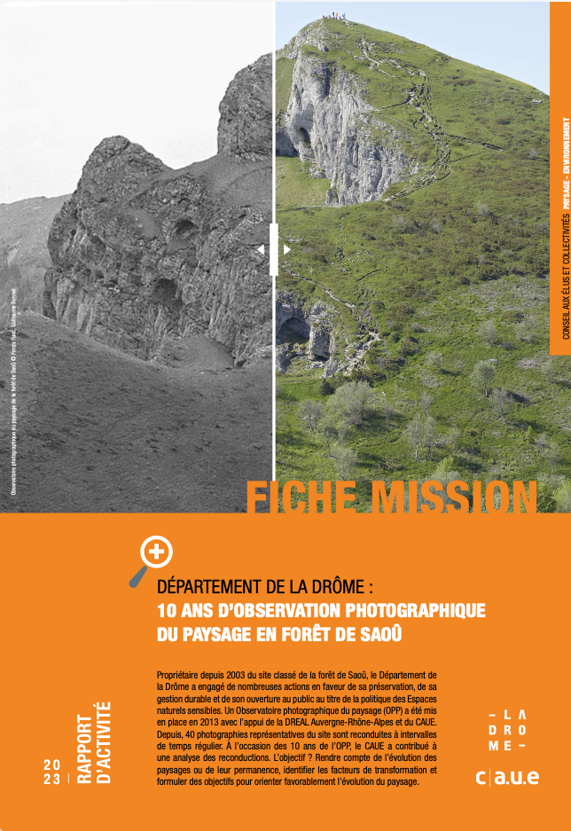 2023 Rapport d’activité Fiches Missions – Paysages