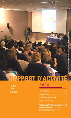 Rapport d&rsquo;activité 2008