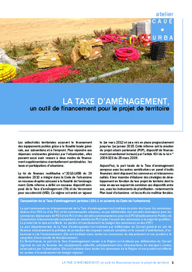 L&rsquo;Atelier URBA – La taxe d’aménagement