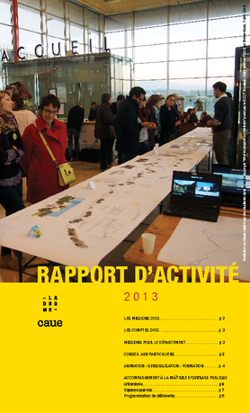 Rapport d&rsquo;activité 2013