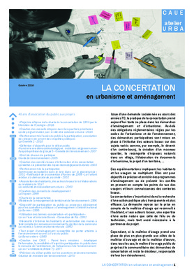 L&rsquo;Atelier URBA – La concertation en urbanisme et en aménagement