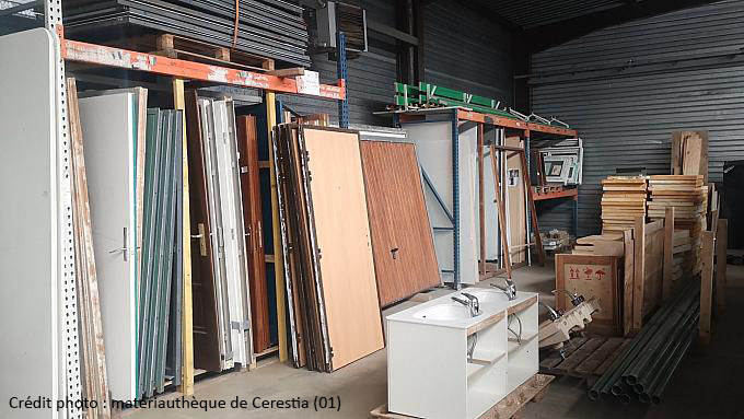 Réemploi de matériaux de construction