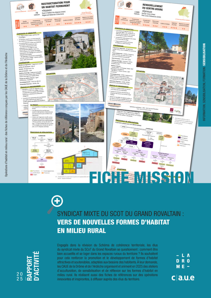 Fiches Mission 2025 – Information, sensibilisation, formation